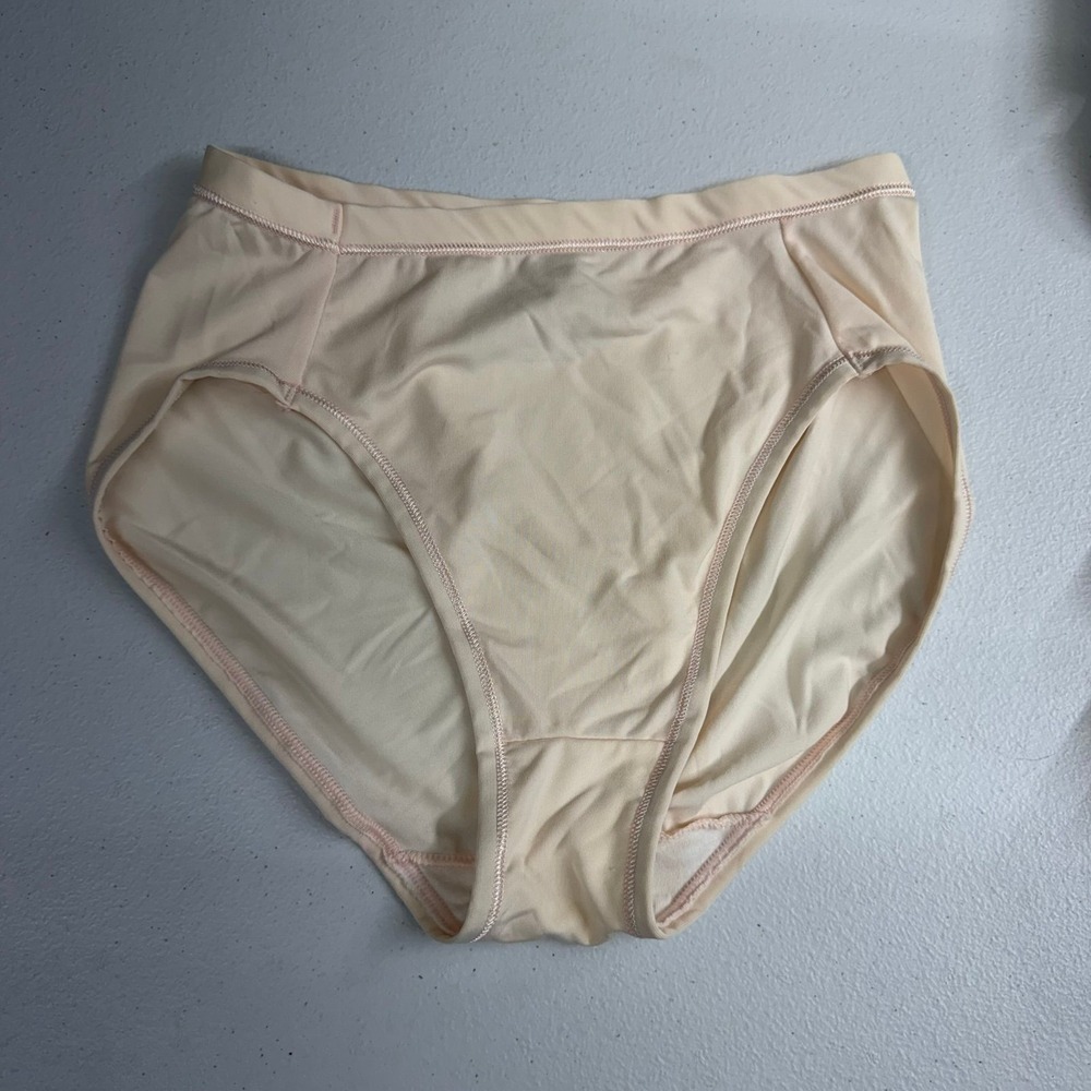Hanes beige peach women's X-temp stretch breathable underwear neutral medium